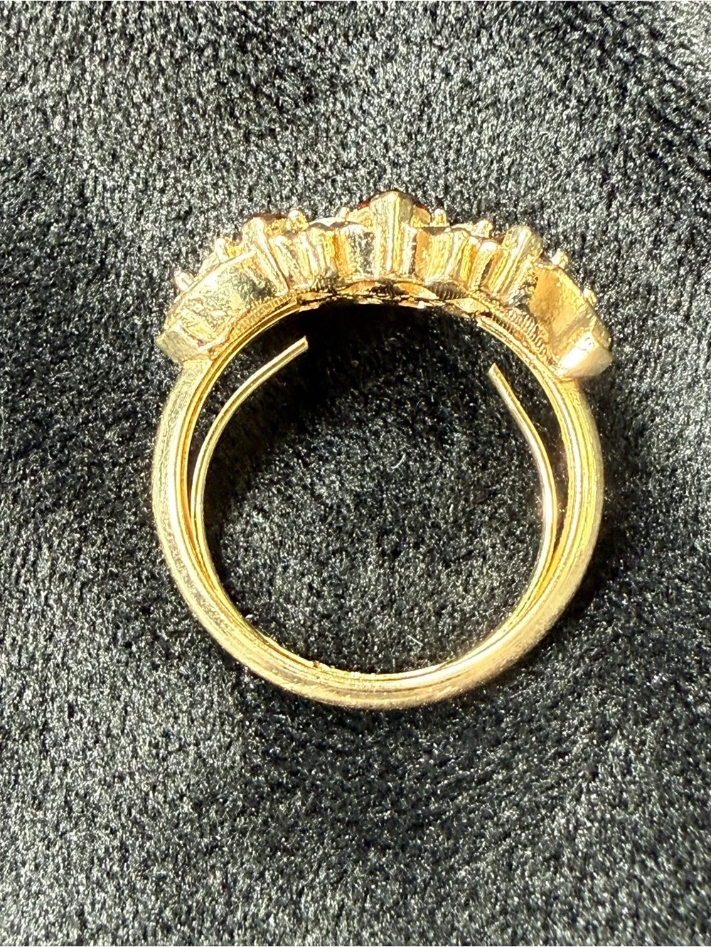 Vintage Avon “Royal Occasion” gold tone ring.